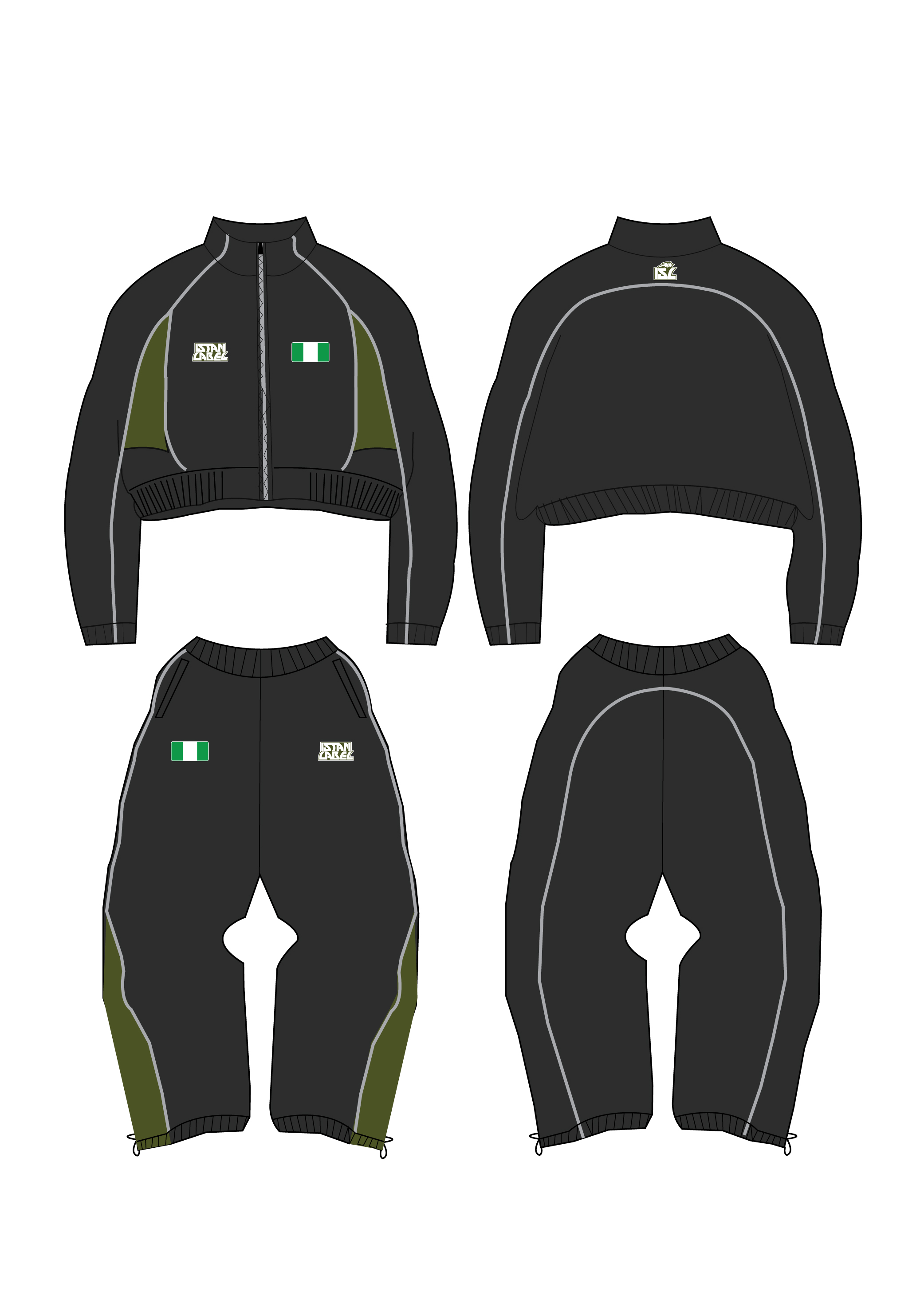 ISL Heritage Cropped Tracksuit Female